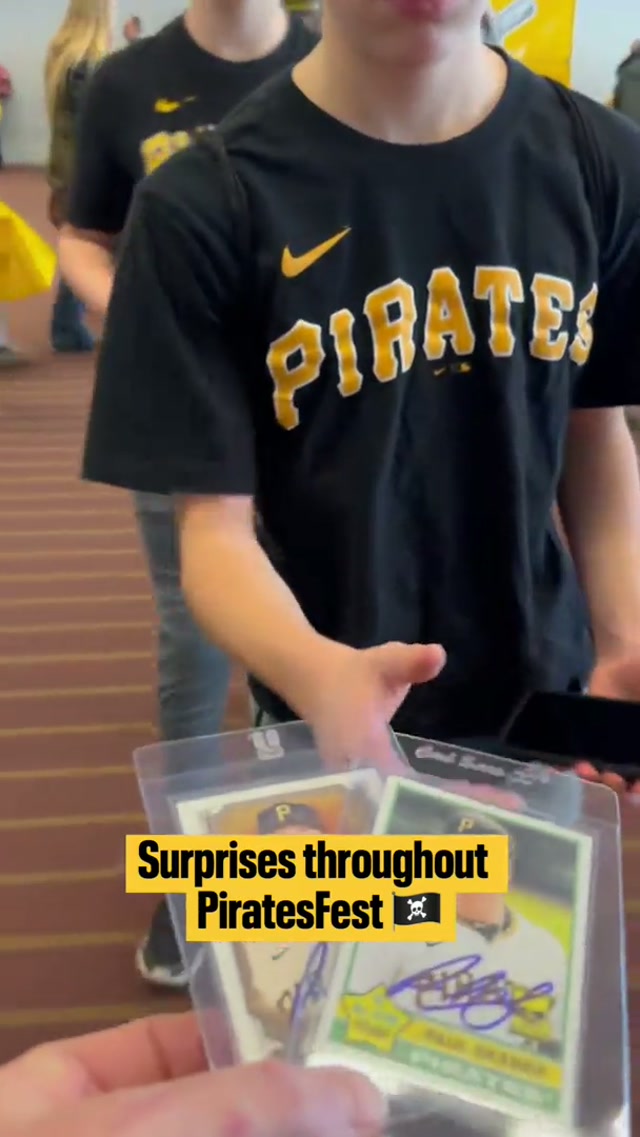 How excited would you be for some Paul Skenes autographed trading cards?  
#PiratesFest2026 #Pittsburgh #Pirates #412 