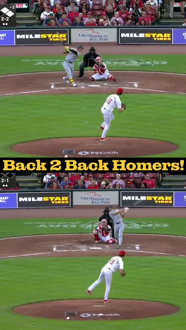O’Hearn and Reynolds go BACK 2️⃣ BACK!!

#Pirates #MLB 