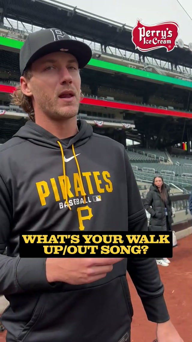 Whose walk-up song are you most excited to hear this season? #pirates #mlb #pittsburgh @Perry’s Ice Cream 🍦 