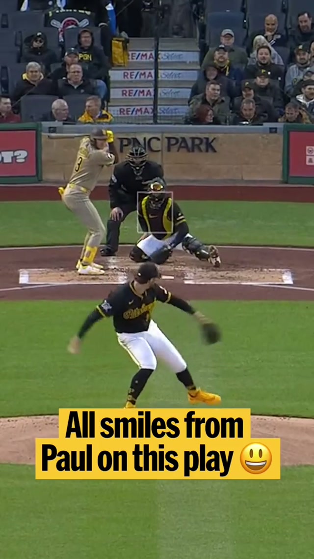 Paul Smiles 😃

#Pirates #MLB #Pittsburgh 