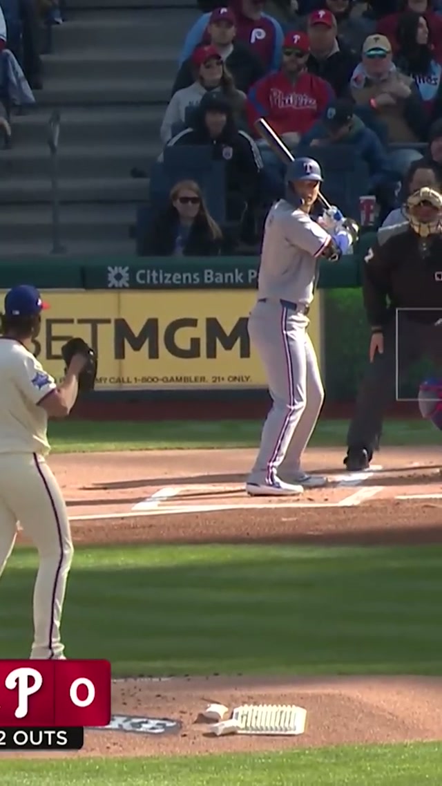 First Seager Smash of the season! #AllForTX #TexasRangers #CoreySeager 