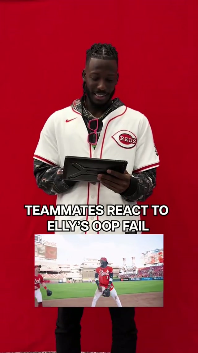 oop gone wrong | #reds #mlb #baseball 