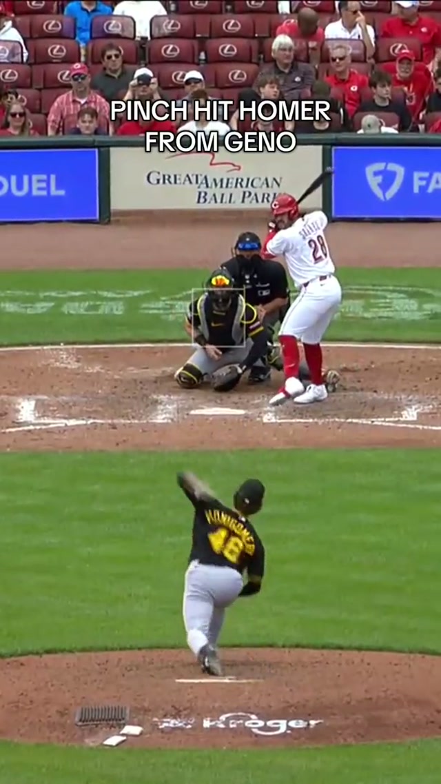 Pinch hit pop | #reds #baseball #eugeniosuarez 