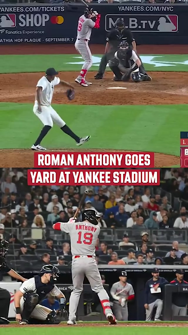 ROMAN ANTHONY NO-DOUBTER #mlb #redsox #romananthony #homerun 