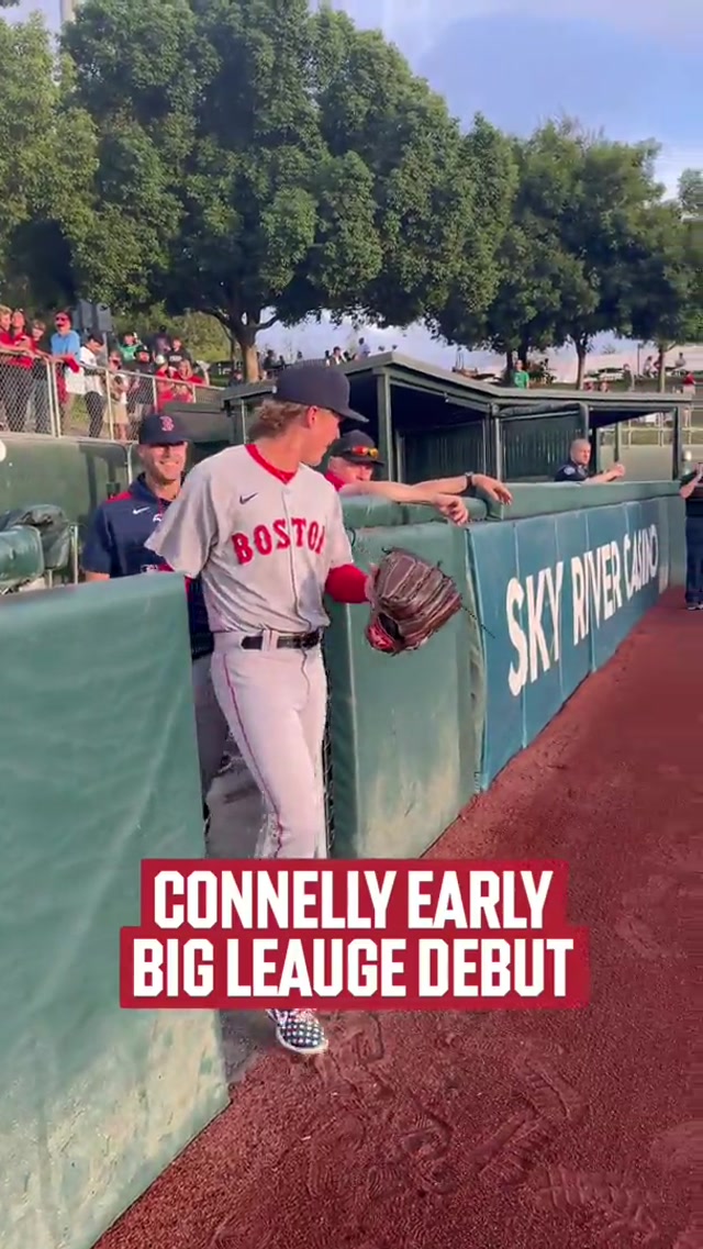 Welcome to the show, Early! #MLB #redsox #debut #callup #early 