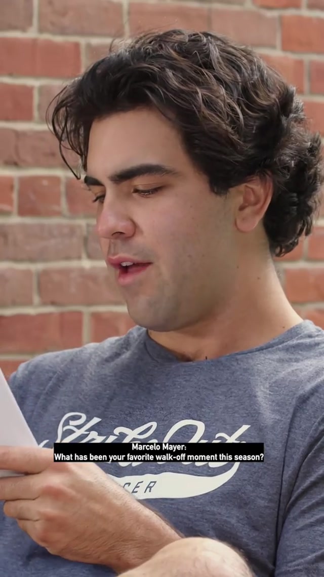 The power of friendship between these two > #mlb #interview #duo #redsox #walkoff