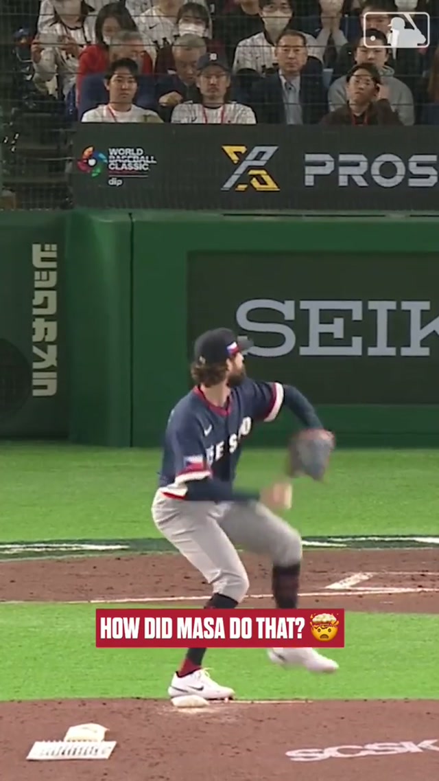 It’s called Masa magic #WorldBaseballClassic #redsox #teamjapan 