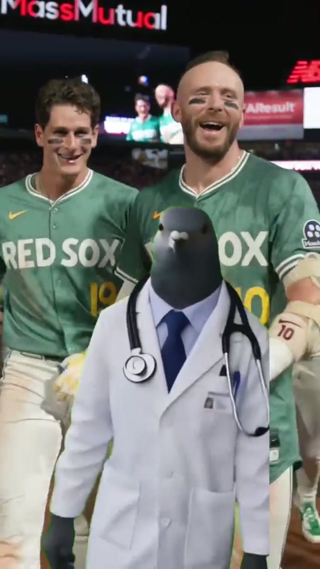 +10000 aura if you see this video 🐦 #pigeondoctor #pigeon #tuff #aura #redsox 