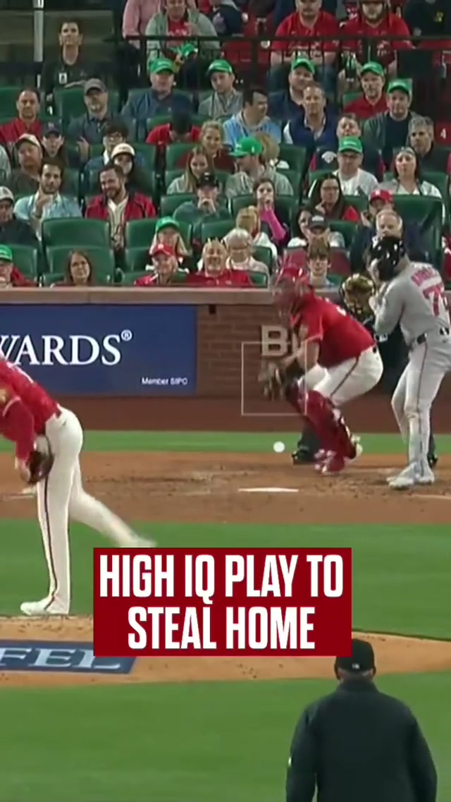 DOUBLE STEAL 🍿 #redsox #mlb #trevorstory #baseball #iq