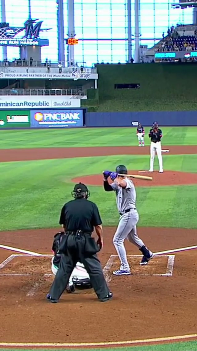 FIRE US UP TJ 🗣️ #MLB #Rockies #homerun 
