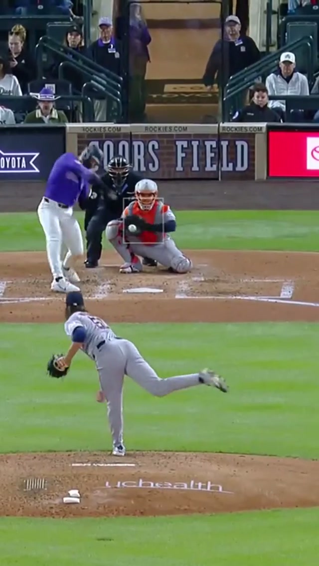 Well, that escalated quickly 😎 #rockies #mlb #loudnoises 