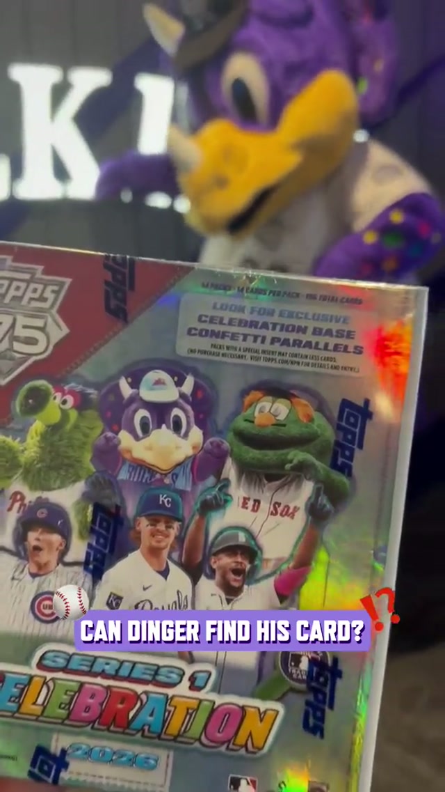 Everybody should have a Dinger baseball card 😊 #Dinger #Rockies #MLB 