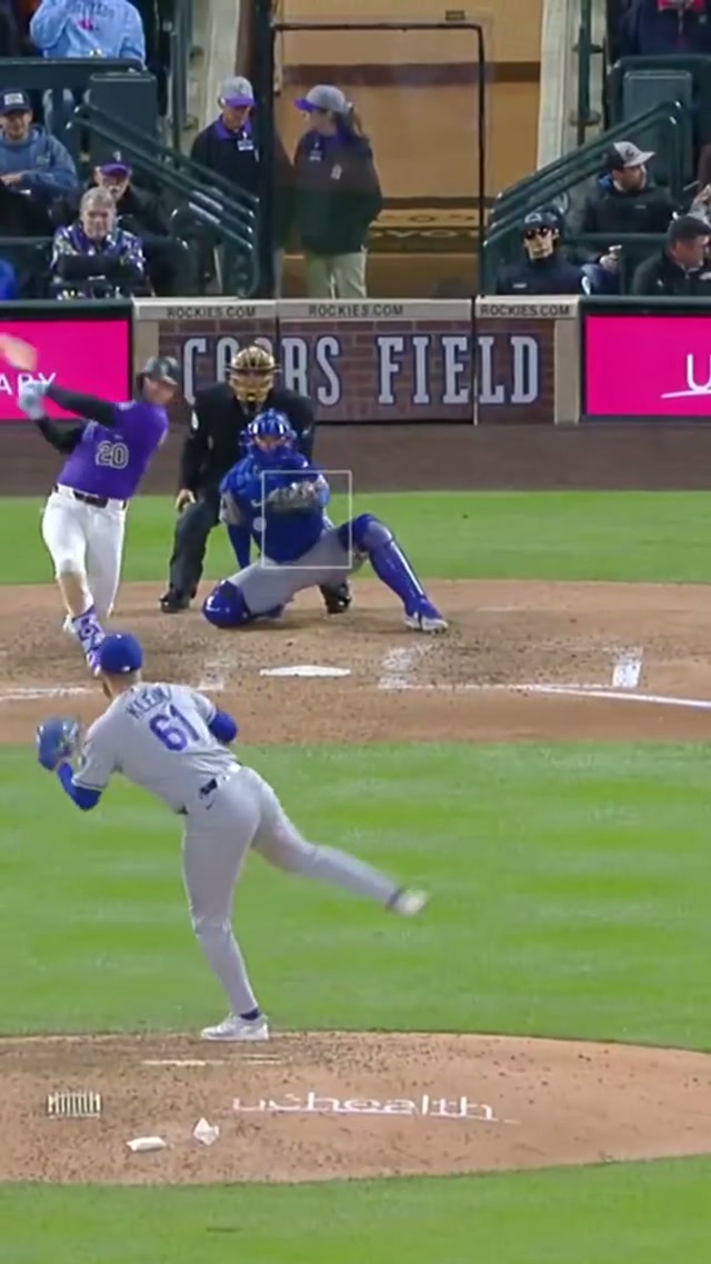 Troy puts us in front 😤 #baseball #double #rockies 