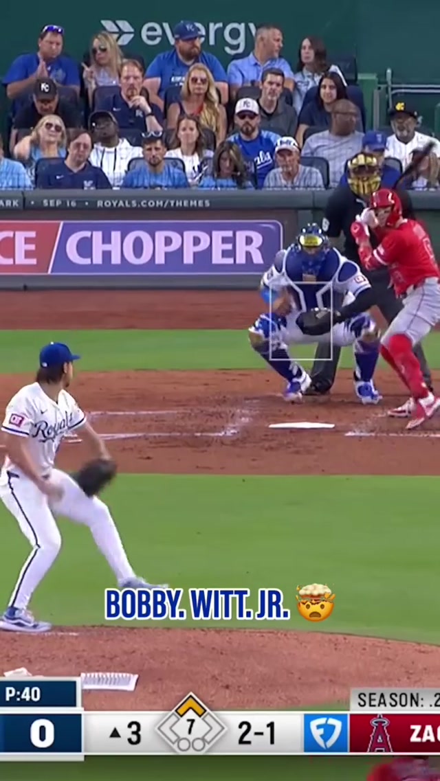 He’s so good. #bobbywittjr #royals #baseballhighlights #MLB 