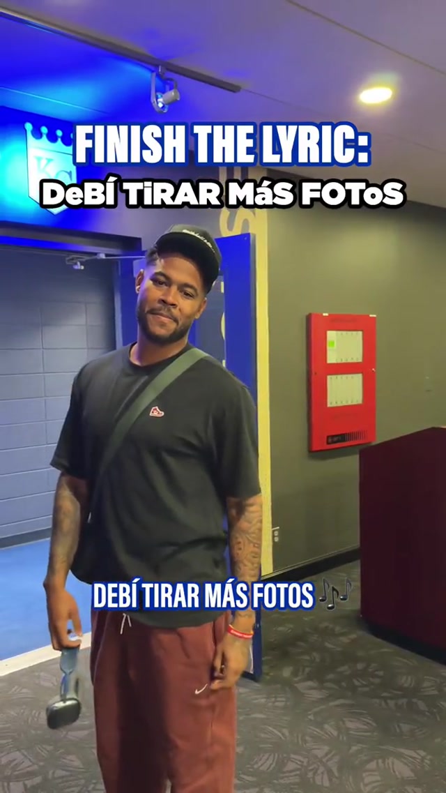 Finish the lyric…edición Bad Bunny. 🐰

#badbunny #finishthelyrics #dmtf #royals #mlb 