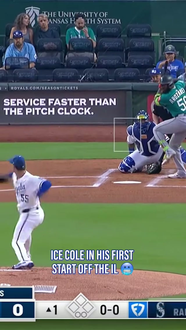 Because Cole’s birthday is the perfect opportunity to think about his jaw-dropping return from the IL. 🔥 #royals #coleragans #baseballhighlights #MLB 