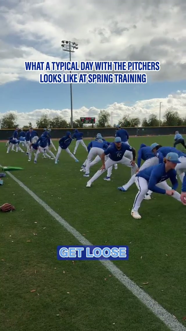 Gettin’ after it! #pitchers #springtraining #ditl #kcroyals 