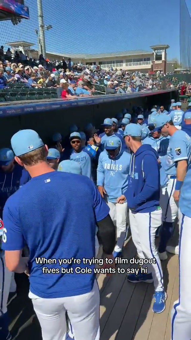 Our Camera King. #coleragans #springtraining #funny #baseball 