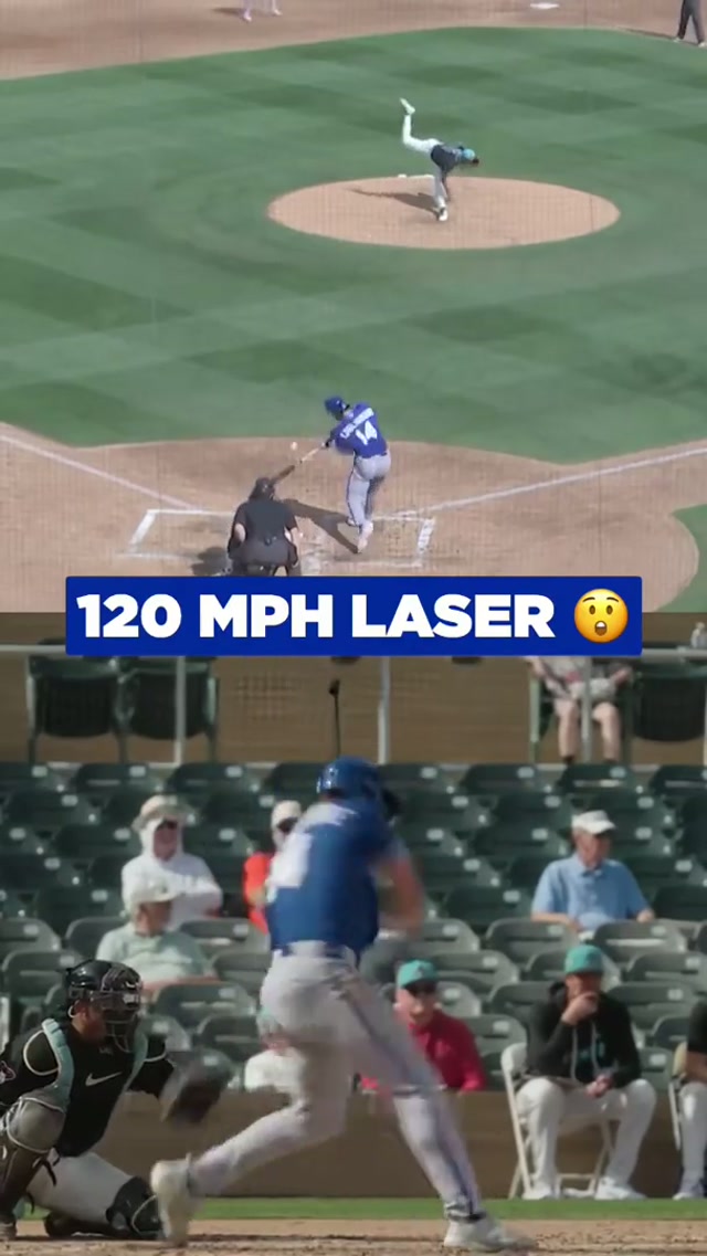 Absolutely torched. 🔥 #jaccaglianone #baseballhighlights #kcroyals #SpringTraining 