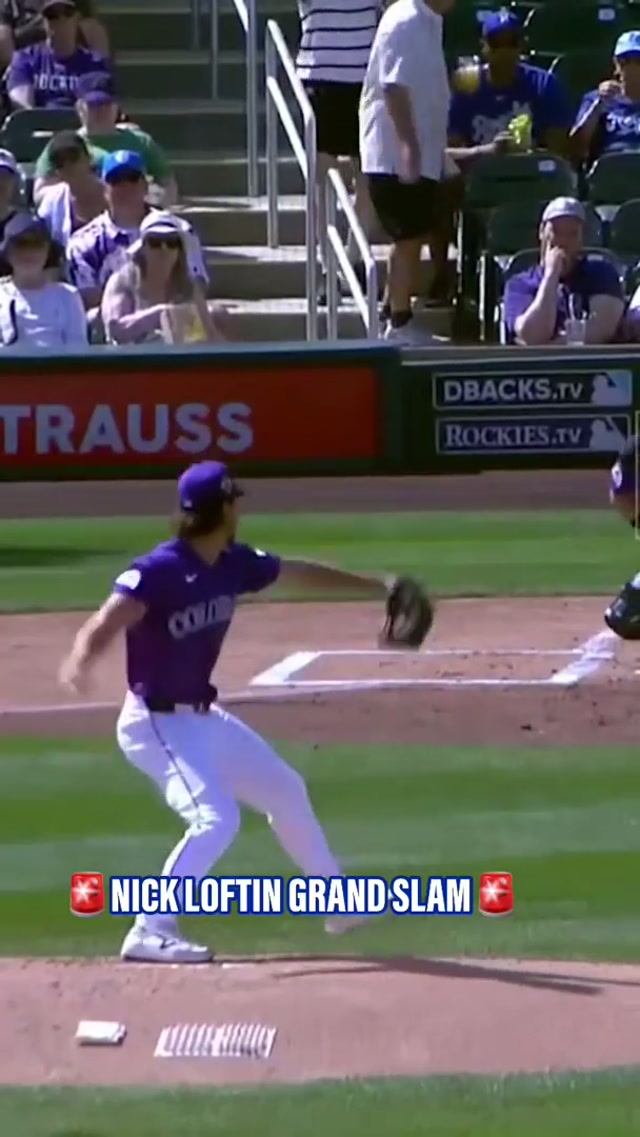 🚨Nick Loftin grand slam!!!🚨 #grandslam #baseballhighlights #springtraining #kcroyals 