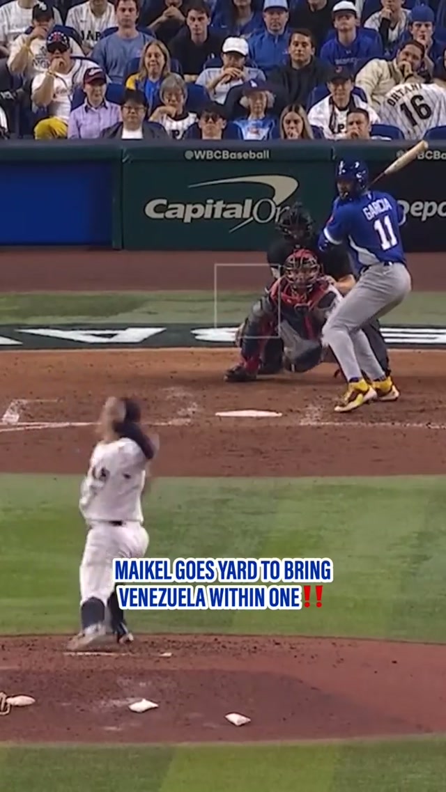 Electric Eleven!!! ⚡️ #WorldBaseballClassic #homerun #kcroyals #baseball @Maikel Garcia 