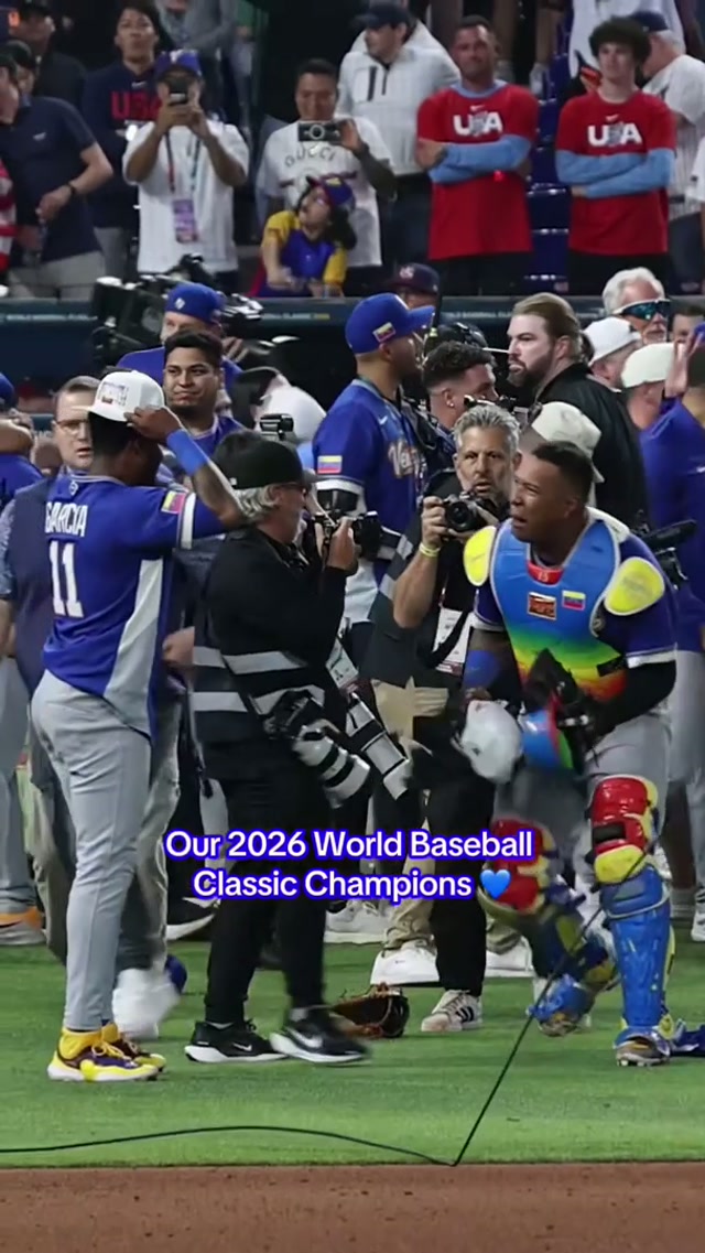 So proud of our guys. 🇻🇪💙 #worldbaseballclassic #champions #kcroyals 
