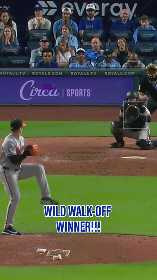 Royals win, hallelujah. #kcroyals #walkoff #baseballszn #MLB