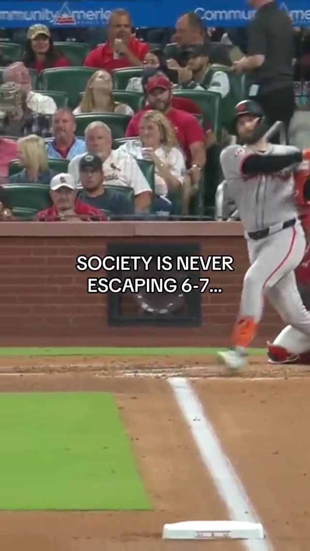 To answer your question, yes the announcer did this on purpose 😭 #67 #MLB #Baseball 