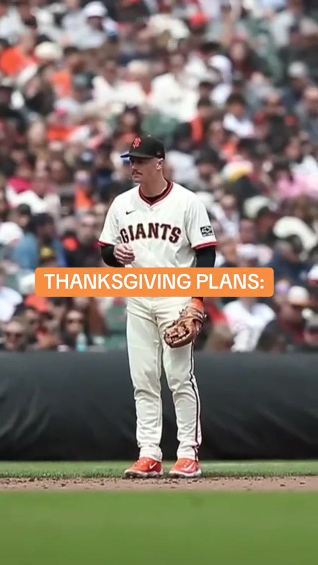 Then immediately start thinking about that first meal of leftovers 🤤 #Thanksgiving #Baseball 