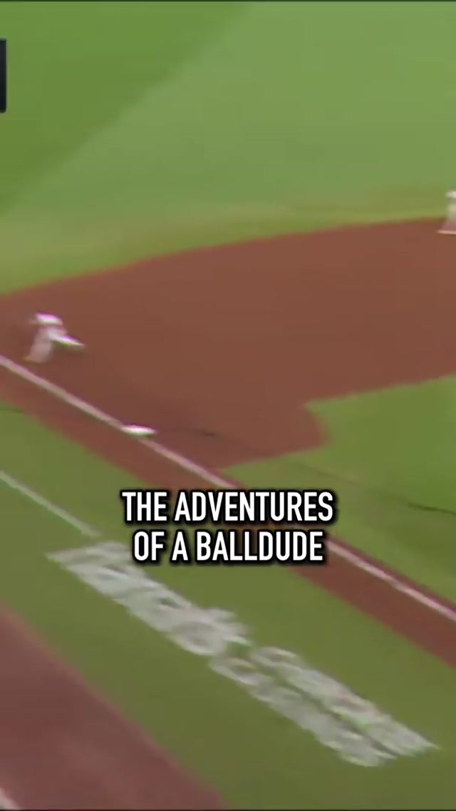This balldude had one job … and he took it very seriously