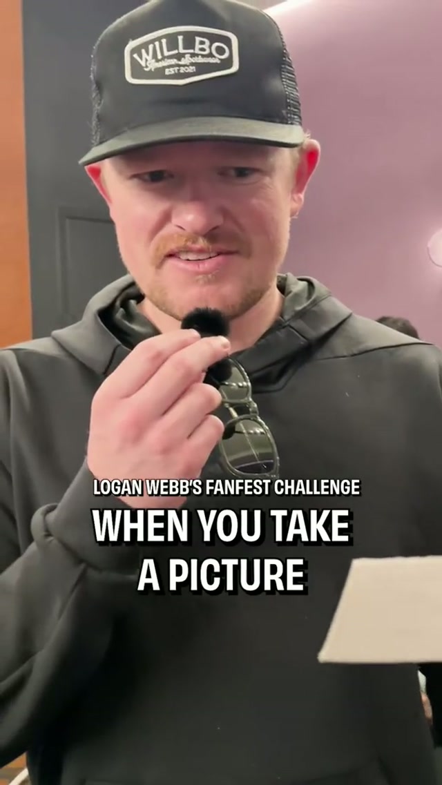 New thing for Logan Webb 🫰