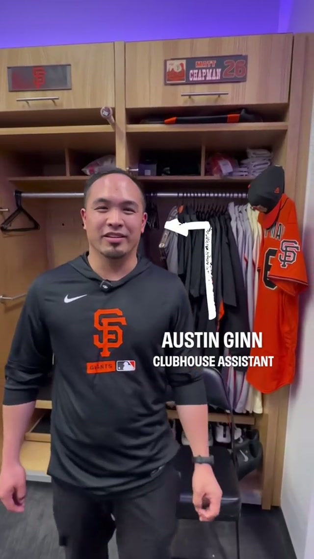 Here’s how we set up a player’s locker at Major League Spring Training #SFGiants #MLB #Baseball 