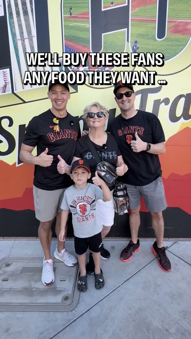 Scottsdale Stadium food challenge 🍔 Should we do this at Oracle Park next?

Featured food locations:
🍿 Ballpark Concessions - Home Plate Area
🍺 3 Amigos Bar - Third Base Side
👨‍🍳 BBQ Stand - Left Field Area
🍜 Island Noodles -  Left Field Area
🍦 Ice Cream Parlor - First Base Side