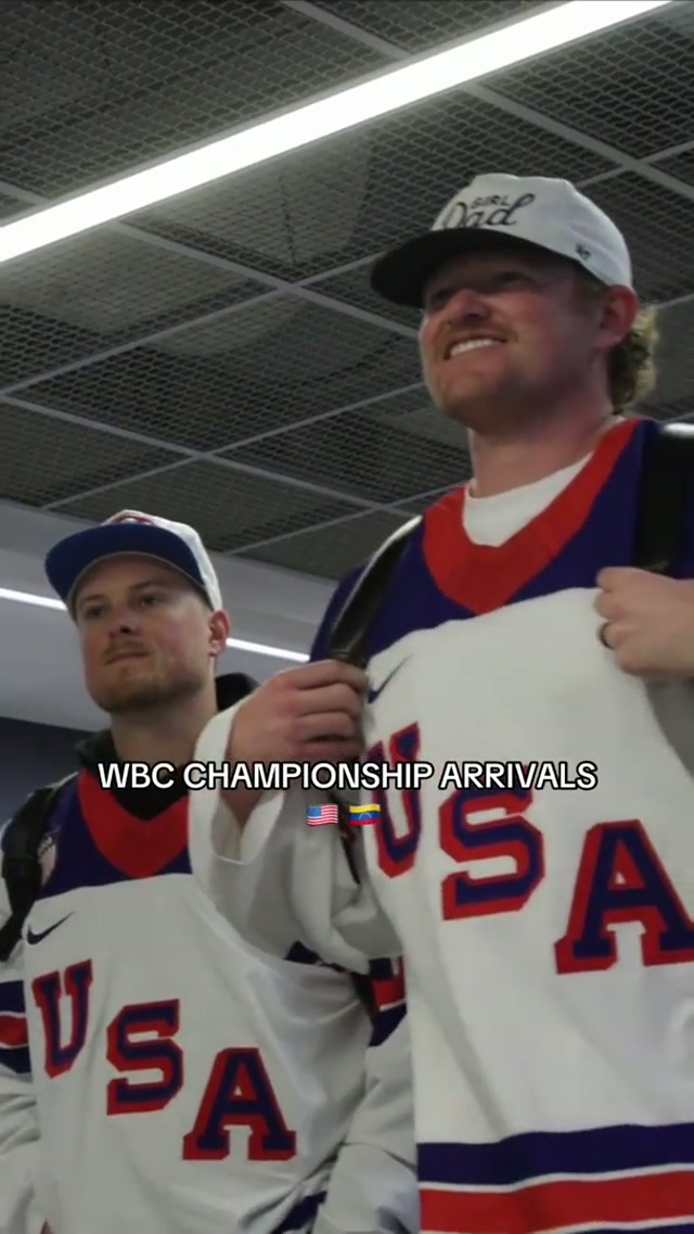The #SFGiants have arrived to represent USA and Venezuela in the #WorldBaseballClassic championship game! #LoganWebb #LuisArraez #JoséButtó 