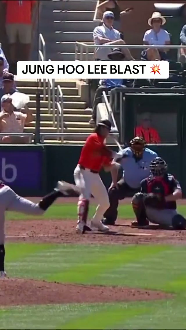 My goodness, Jungy 💥 #MLB #Baseball #JungHooLee 