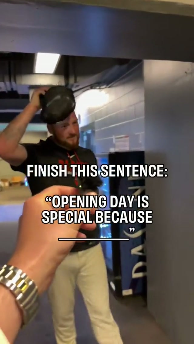 Fill in the blank: “Opening Day is special because ____” #MLB #OpeningDay #Baseball 