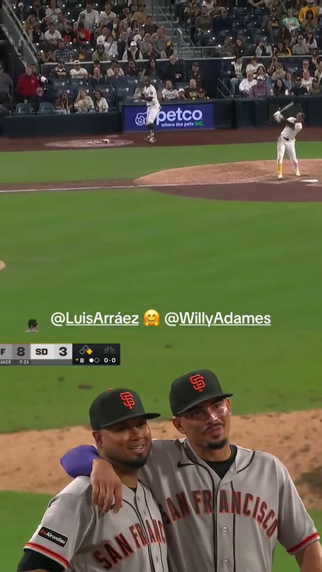 Your base hit is no match for the power of @Luis Arráez and @Willy Adames’ friendship #MLB #Baseball #DoublePlay 