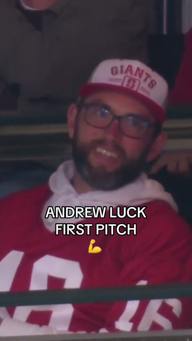 Right on the money 🎯 #MLB #NFL #AndrewLuck 