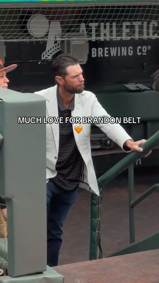 San Francisco loves you, Brandon 🙌 #MLB #Baseball #Tribute 