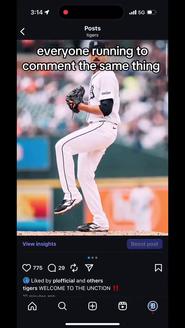 WELCOME TO THE UNCTION !!

#Tigers #MLB #Unc 