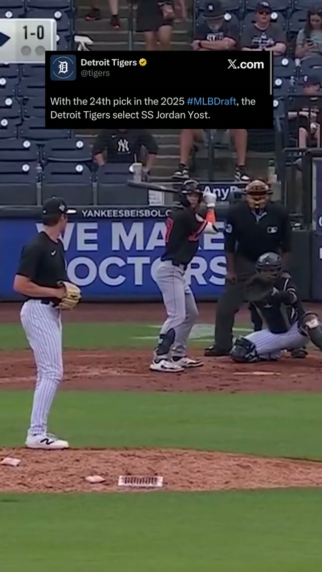 drafted in July, first AB grand slam in march 🤯

#mlb #tigers #grandslam #draft 