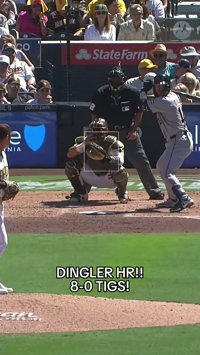 dingler dinger 😤 

#OpeningDay #MLB #Tigers #DillonDingler #Baseball 