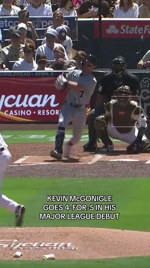 the professor 😮‍💨😮‍💨 

#OpeningDay #Tigers #KevinMcGonigle #MLB #Debut 