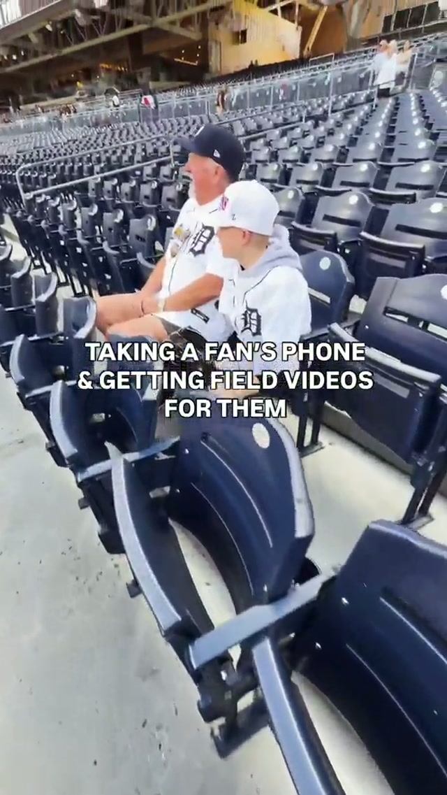 only the best for the best fans in baseball #mlb #surprise #tigers 