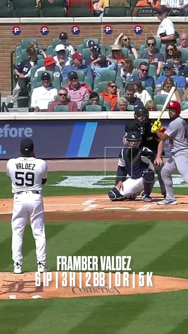quality framber 😌

#tigers #frambervaldez #mlb #openingweekend 