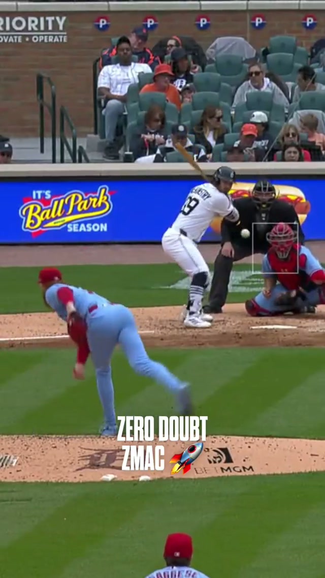 ZACH ATTACK 

#mlb #tigers #zachmckinstry #openingweekend 