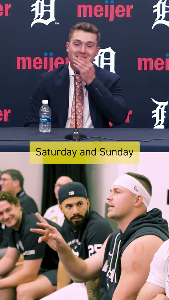 dinner’s on Kev 🤣

#KevinMcGonigle #TarikSkubal #MLB #Tigers 