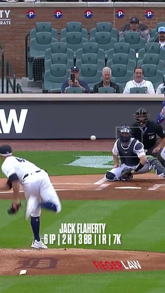7K through 6 for Flaherty 

#MLB #Tigers #JackFlaherty 