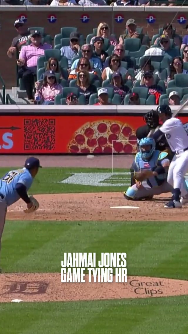 JAHMAI FOR THE TIE

#MLB #Tigers #JahmaiJones 