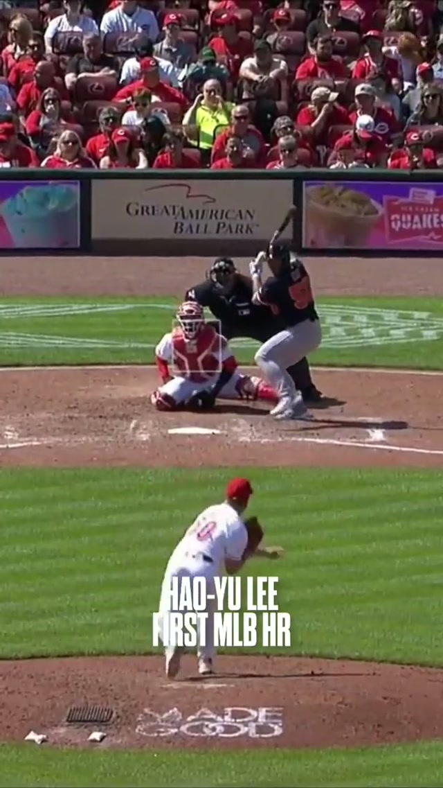 First career home run for Hao-Yu Lee!

#MLB #Tigers #Haoyulee 